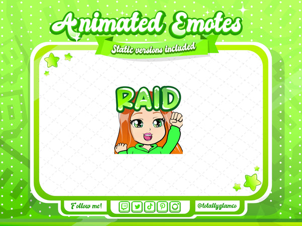 Animated Orange Hair Emotes V1