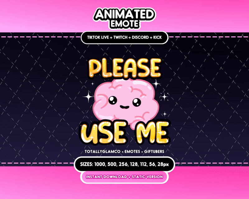 Animated Please use me Emote