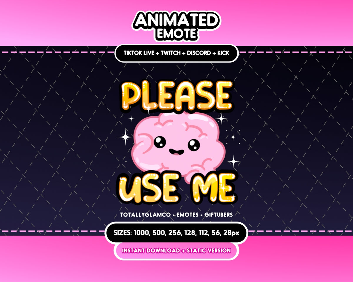 Animated Please use me Emote