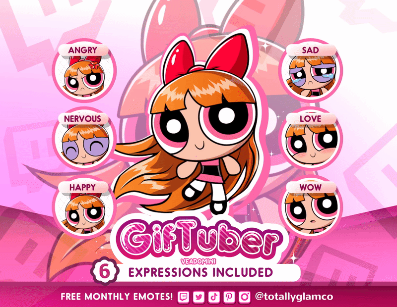 Powerpuff Girls Blossom GIFtuber