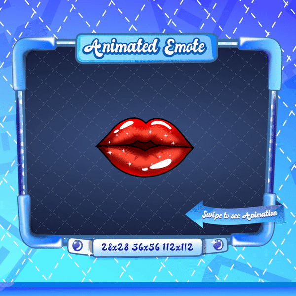 Animated Pucker Up Emote