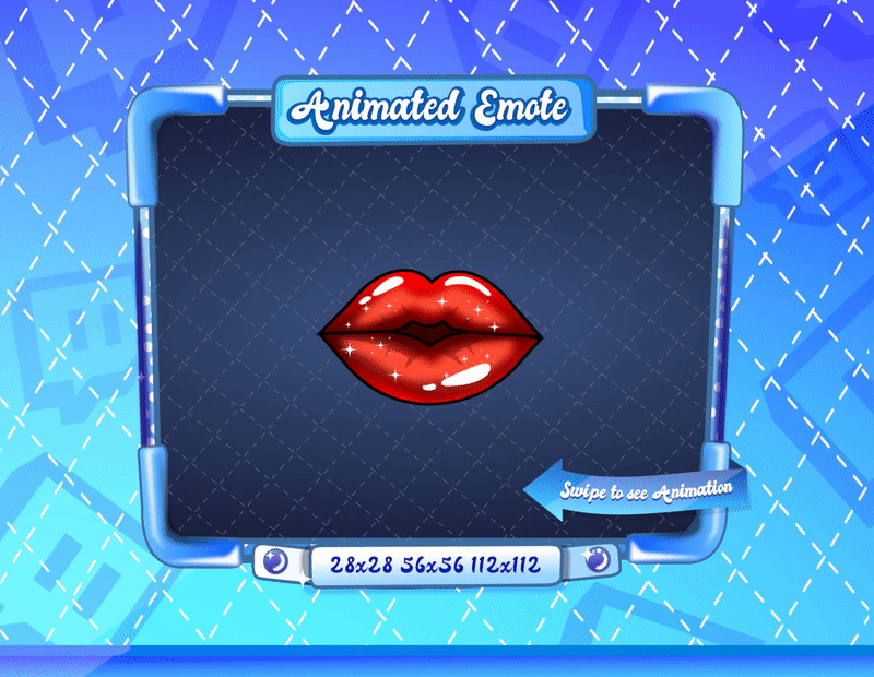 Animated Pucker Up Emote