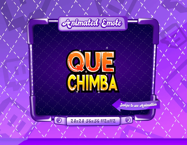 Animated Que Chimba Emote