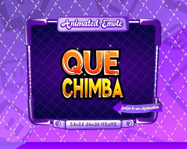 Animated Que Chimba Emote