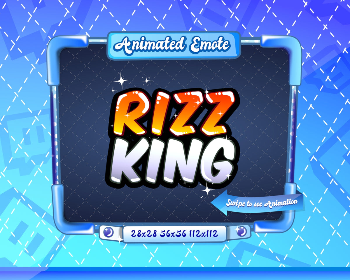 Animated Rizz King Emote