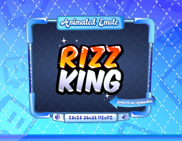 Animated Rizz King Emote