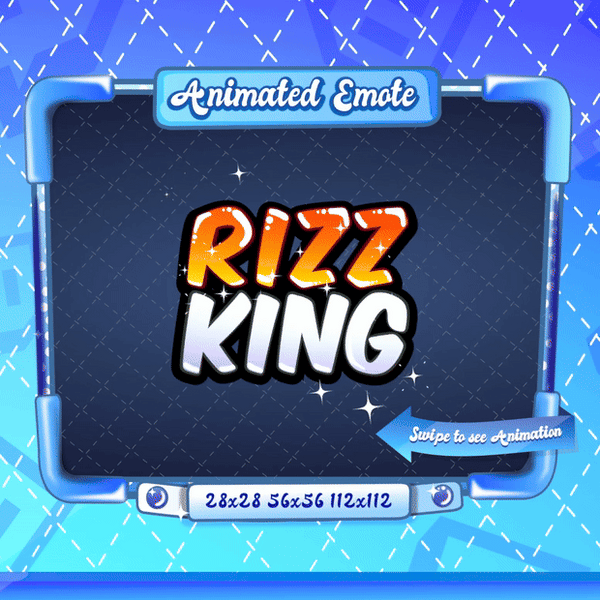 Animated Rizz King Emote