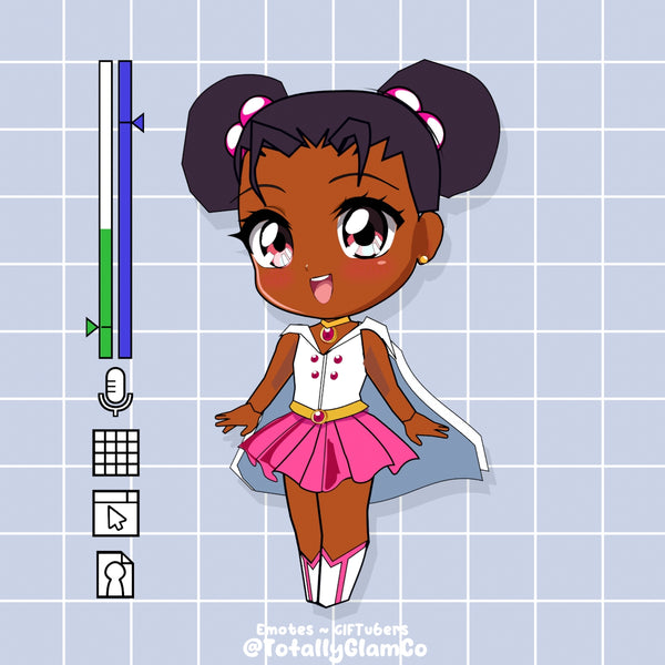 Kawaii Glam Subscriber GIFtuber