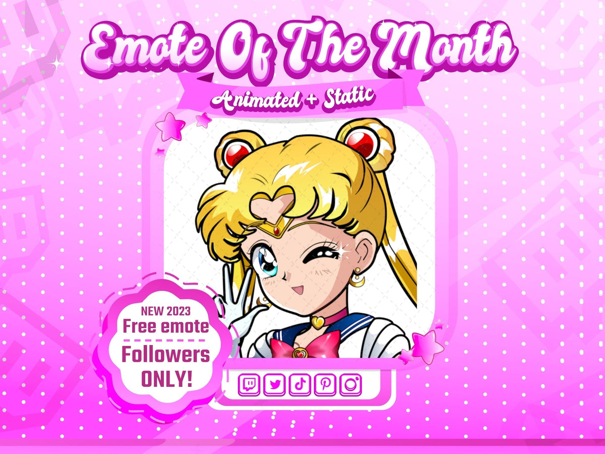 Animated Cartoon Glam Emote – TotallyGlamCo