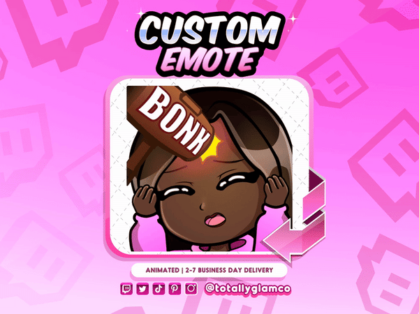 Animated Bonk YCH Custom Chibi Emote