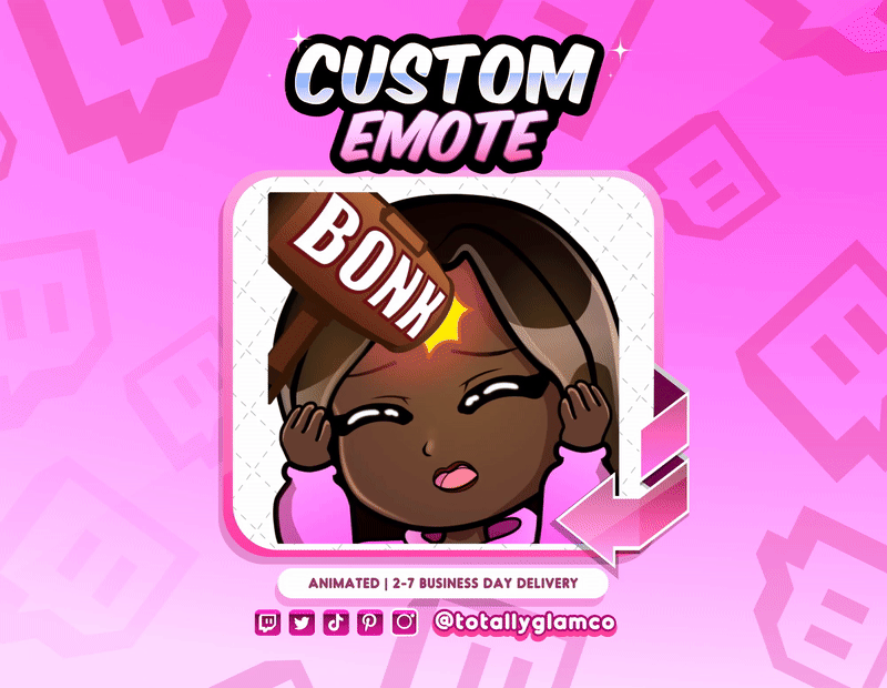 Animated Bonk YCH Custom Chibi Emote