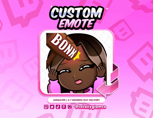 Animated Bonk YCH Custom Chibi Emote