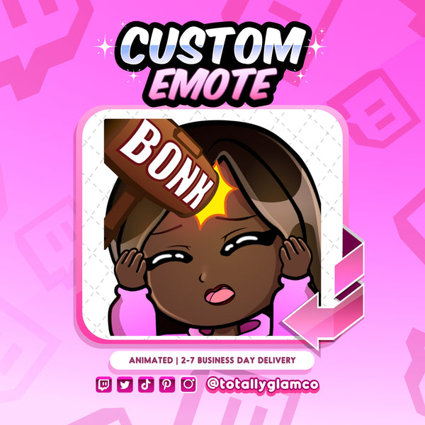 Animated Bonk YCH Custom Chibi Emote