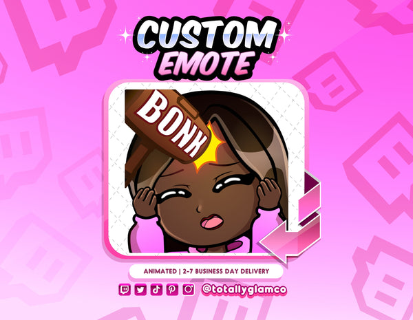Animated Bonk YCH Custom Chibi Emote