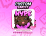 Animated Hype YCH Custom Chibi Emote