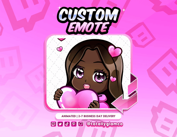 Animated Love YCH Custom Chibi Emote