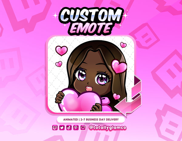 Animated Love YCH Custom Chibi Emote