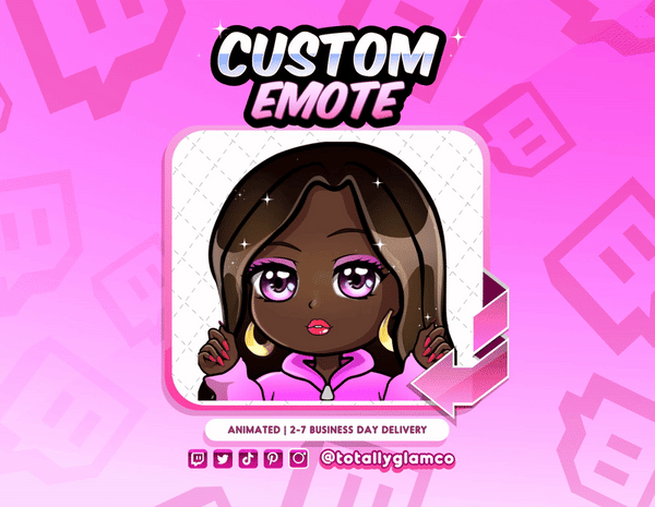 Animated Periodt YCH Custom Chibi Emote