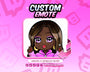 Animated Periodt YCH Custom Chibi Emote
