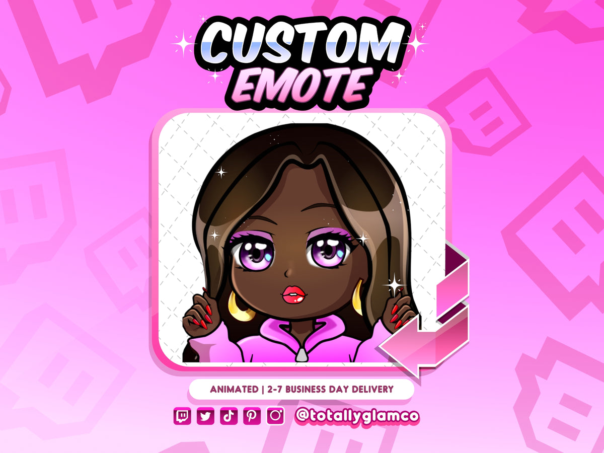Animated Periodt YCH Custom Chibi Emote