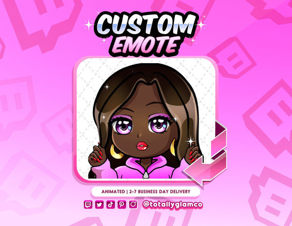 Animated Periodt YCH Custom Chibi Emote