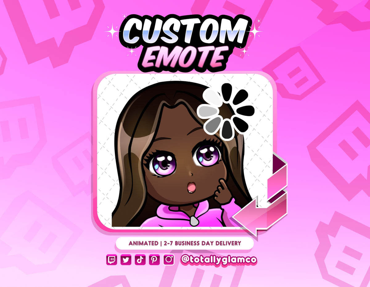 Animated Loading YCH Custom Chibi Emote