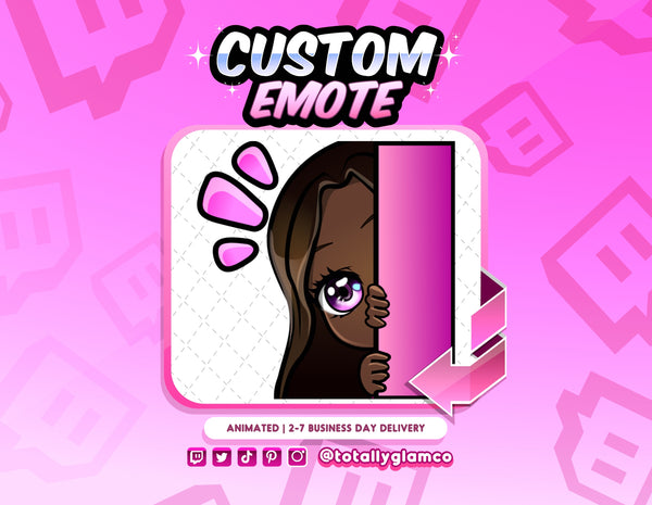Animated Lurk YCH Custom Chibi Emote