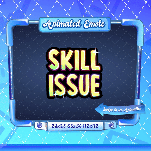 Animated Skill Issue Emote