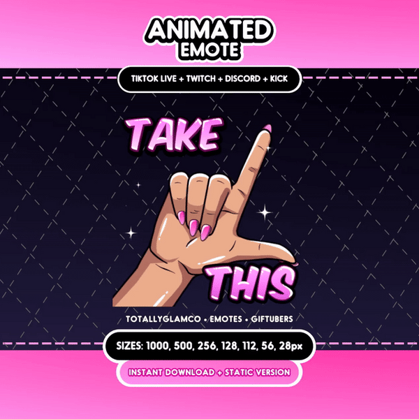 Animated Take this L Emote