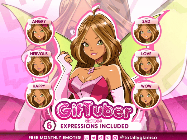 Winx Club Flora GIFtuber