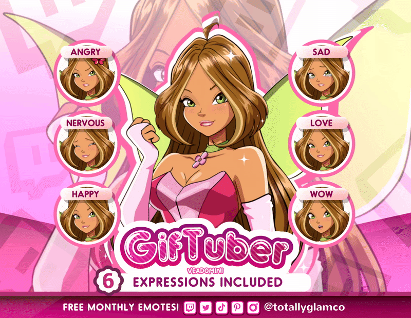 Winx Club Flora GIFtuber