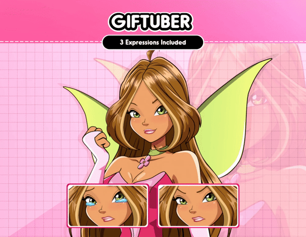 Winx Club Flora GIFtuber