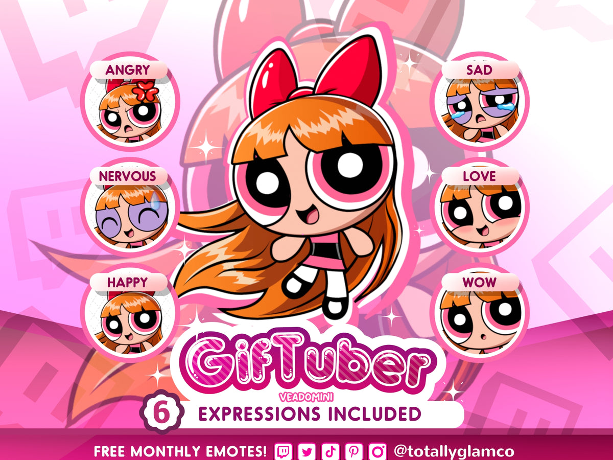 Powerpuff Girls Blossom GIFtuber