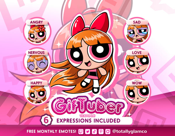 Powerpuff Girls Blossom GIFtuber