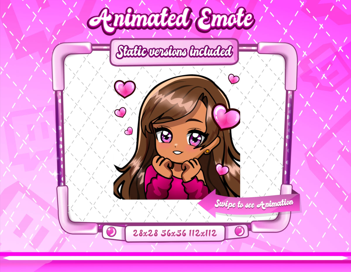 Animated Y2K Chibi Emote