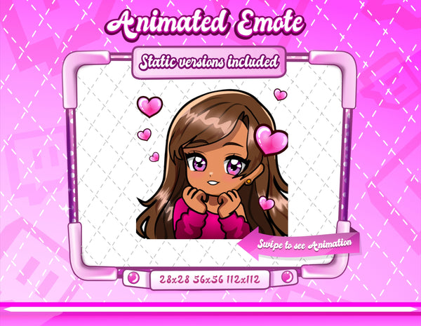 Animated Y2K Chibi Emote