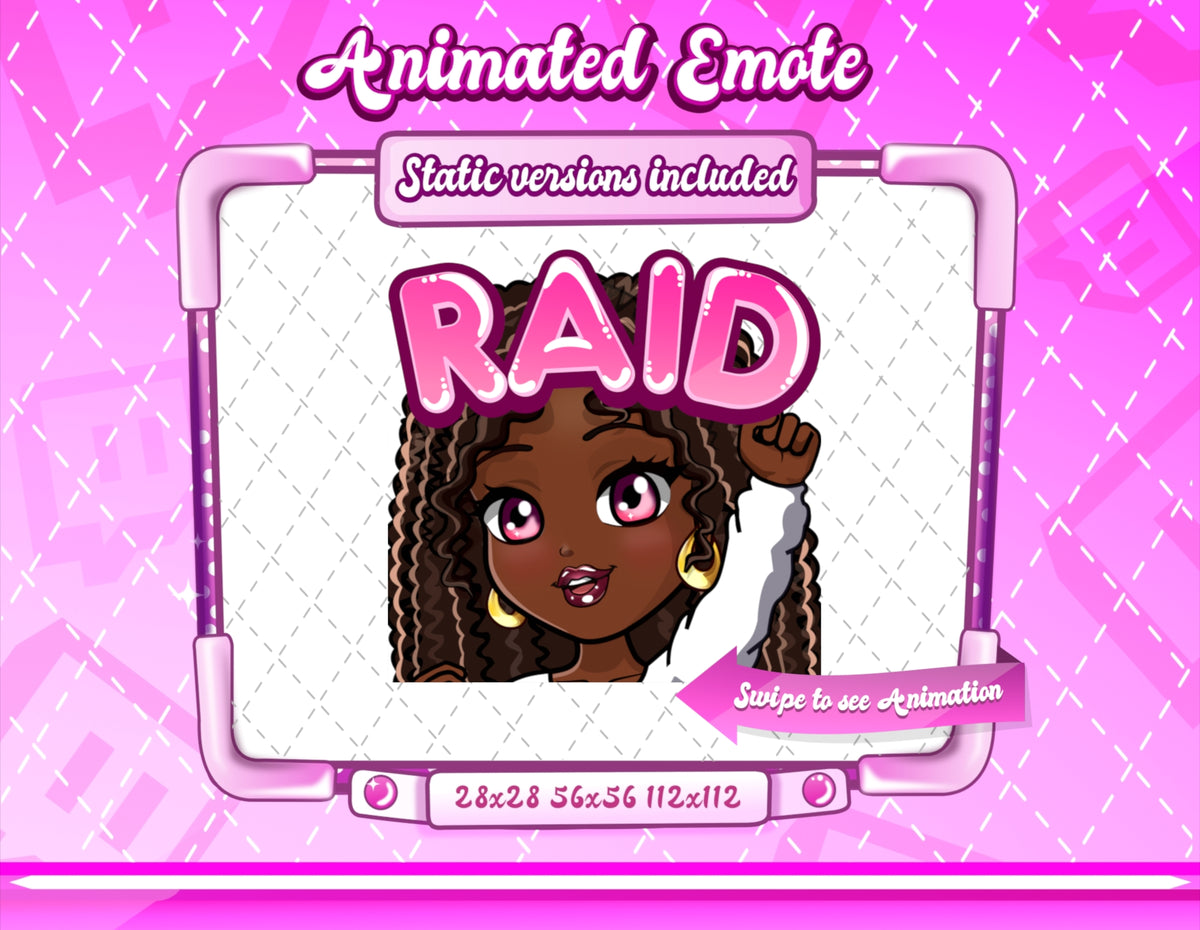 Animated Y2K Glam emotes V1