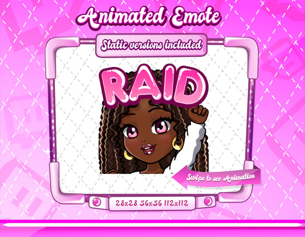 Animated Y2K Glam emotes V1