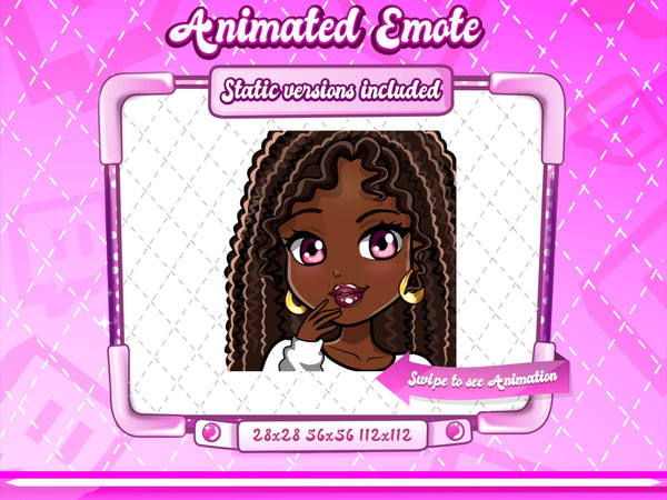 Animated Y2K Glam Emote