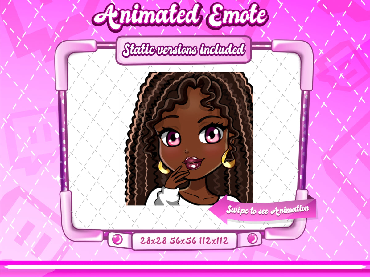 Animated Y2K Glam Emote