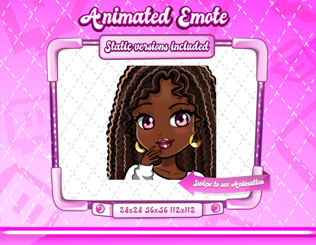 Animated Y2K Glam Emote