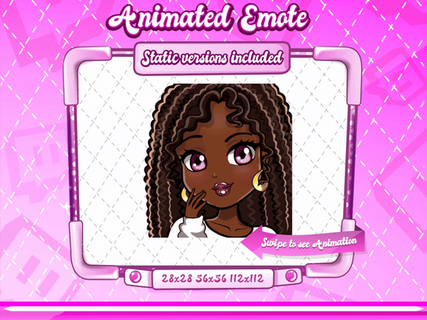 Animated Y2K Glam Emote