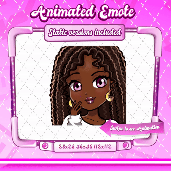 Animated Y2K Glam Emote