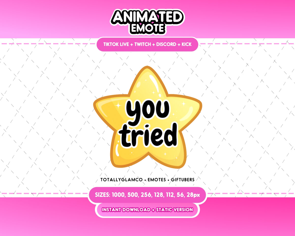 Animated You Tried Emote