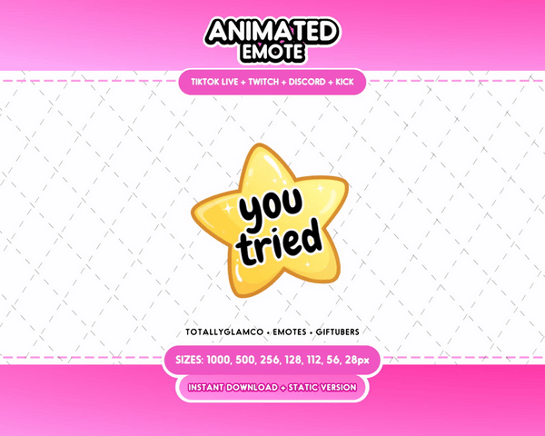 Animated You Tried Emote
