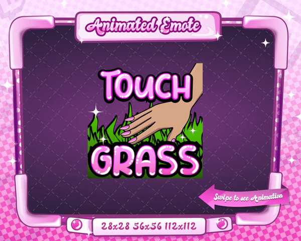 Animated Touch Grass Emote V1