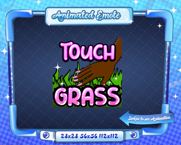 Animated Touch Grass Emote V2