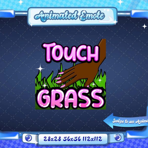 Animated Touch Grass Emote V2