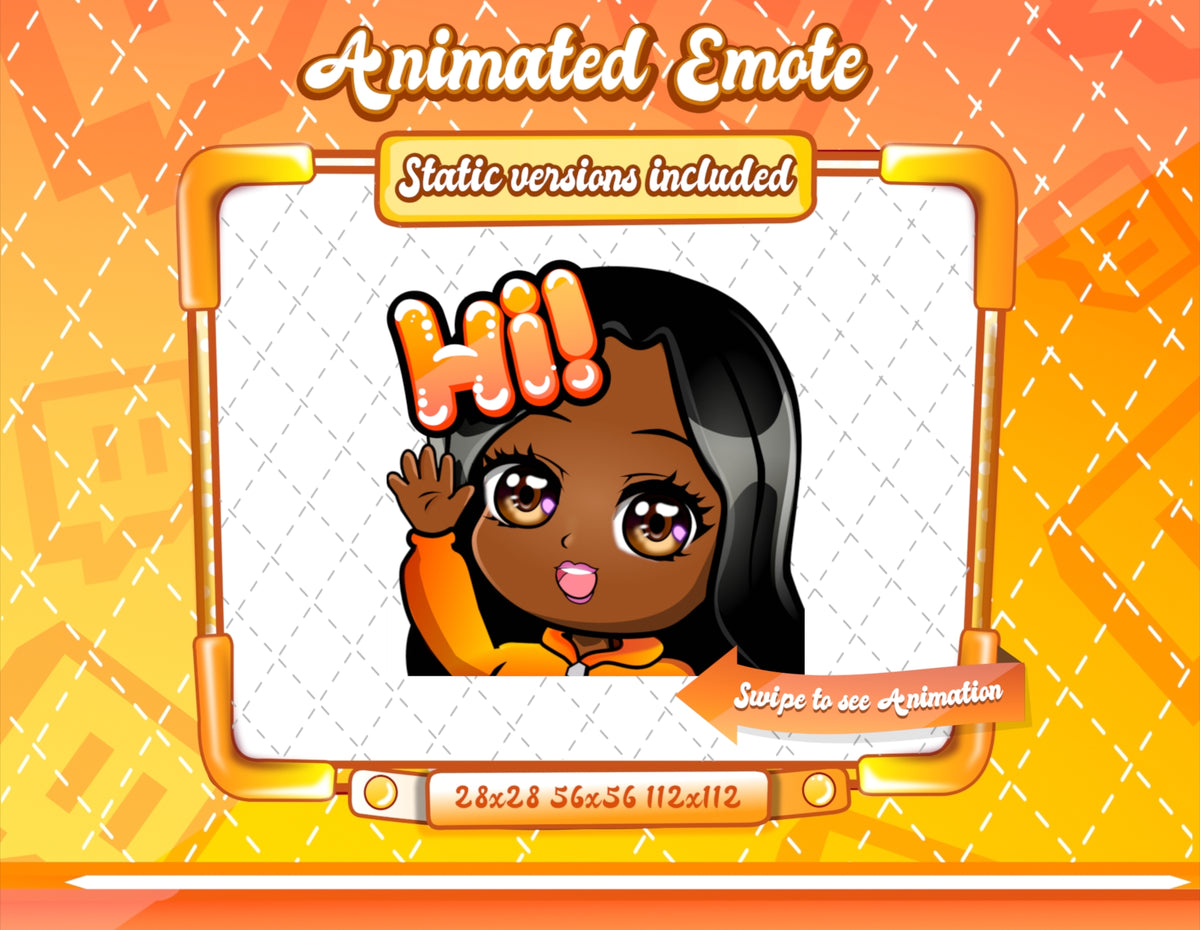 Animated YCH Custom Chibi Emotes