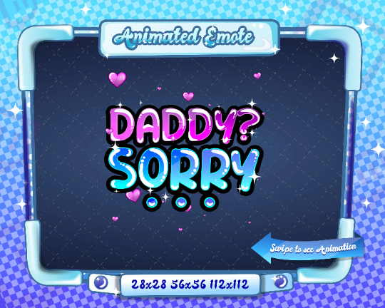 Animated Daddy Sorry V1 Emote